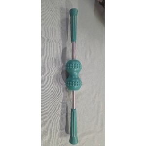 Nikken Magboy Magnetic Massage Roller Wand Teal Green Made in USA